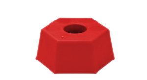 Hexagonal plastic marker